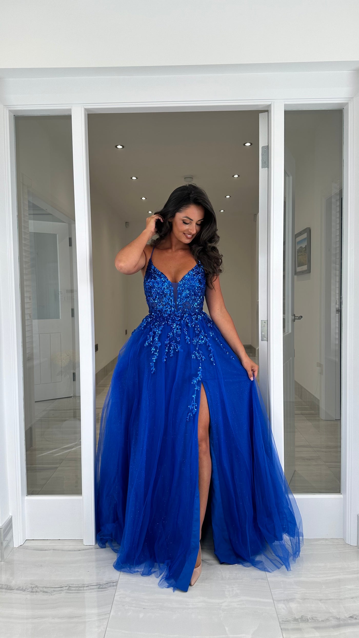 Cobalt gown hotsell